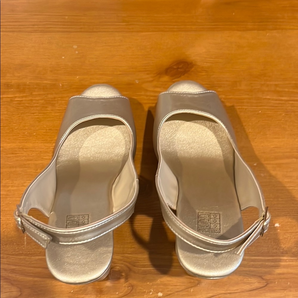 Elegant Silver Women's Sandals